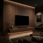 Brunello Signature Walnut Slat Wall Panel 270 × 110 cm
