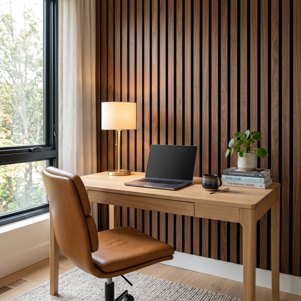 Brunello Signature Walnut Slat Wall Panel 270 × 110 cm