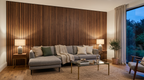 Brunello Signature Walnut Slat Wall Panel 270 × 110 cm